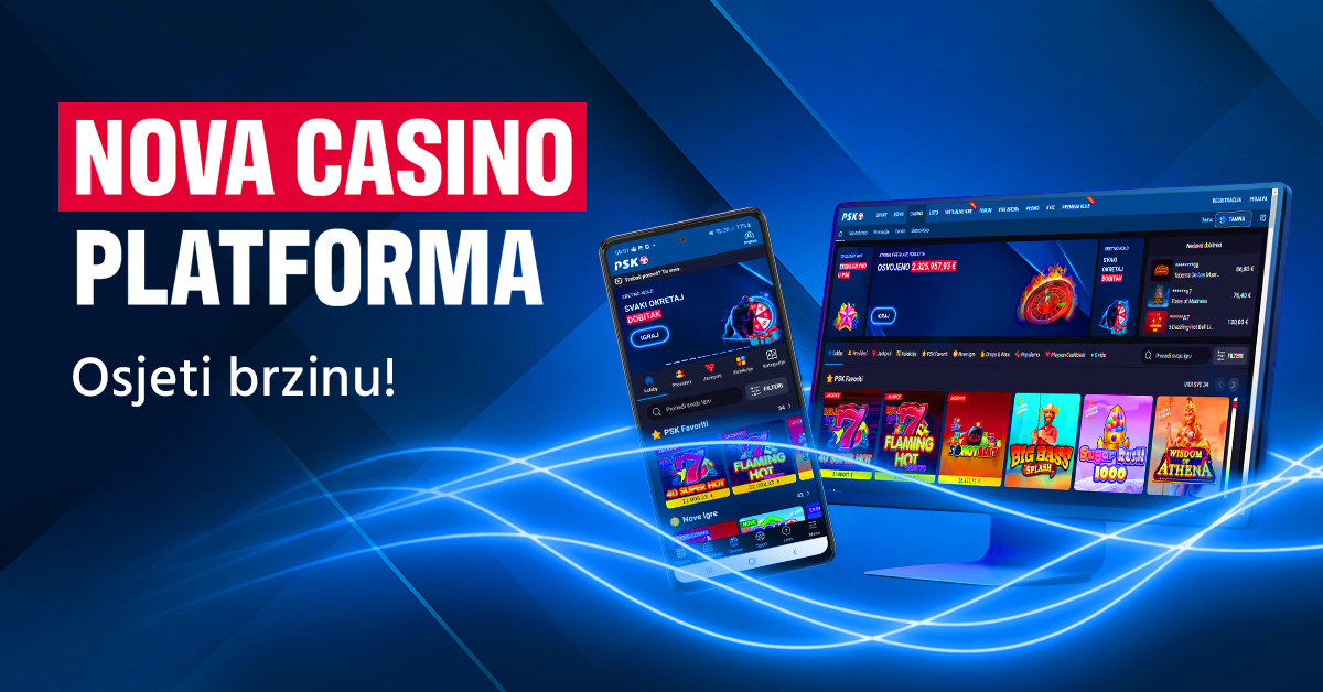 ZAIGRAJ CASINO NA NOVOJ I BRŽOJ PLATFORMI!⚡🔥 